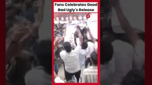 Fans Celebrate Ajith Starrer Good Bad Ugly’s theatre release | Ajith | Movie Release